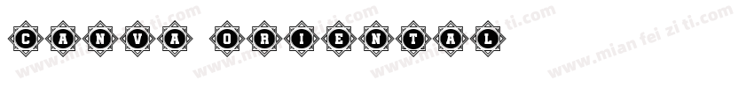 CANVA ORIENTAL字体转换